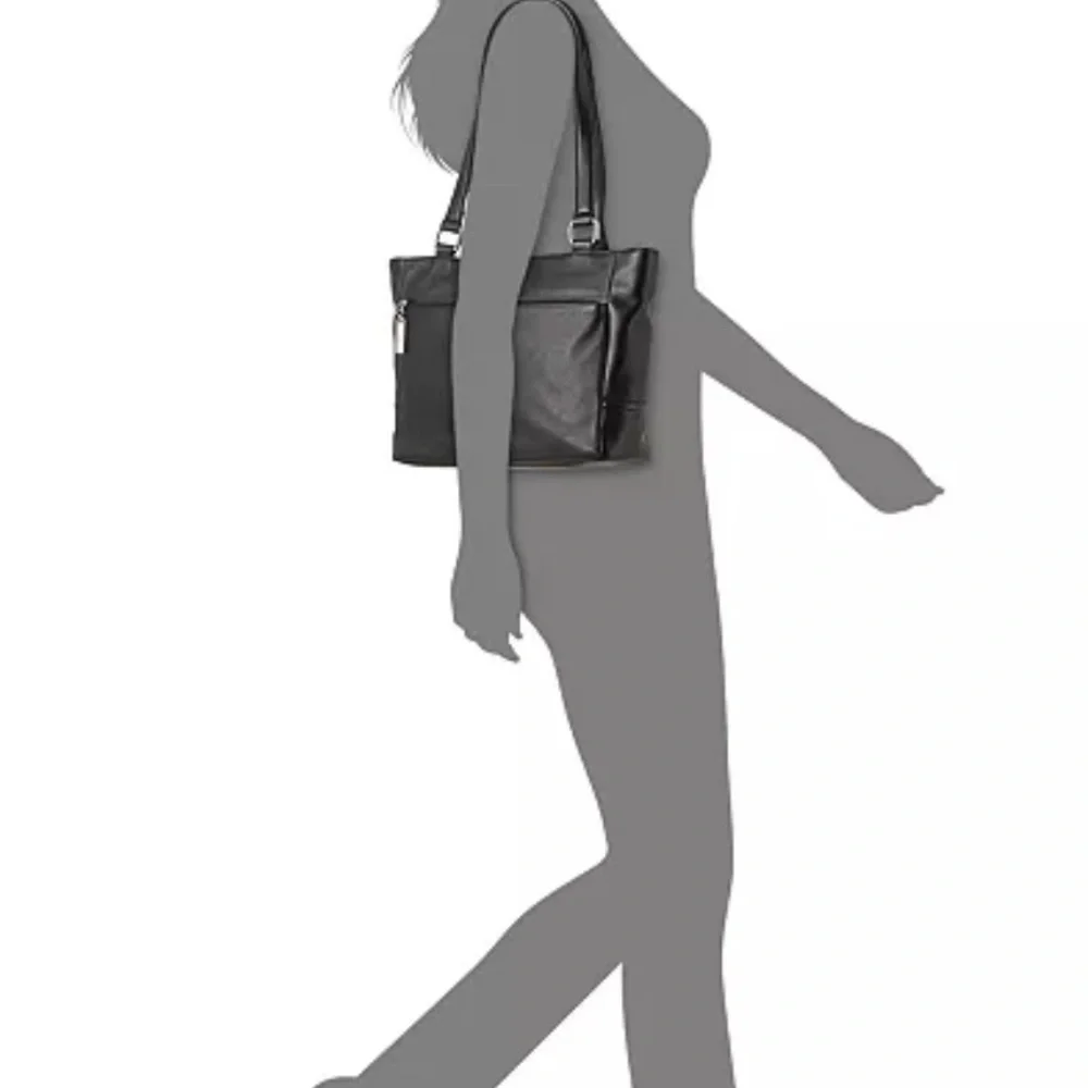 Giani Bernini Black Leather Tote
